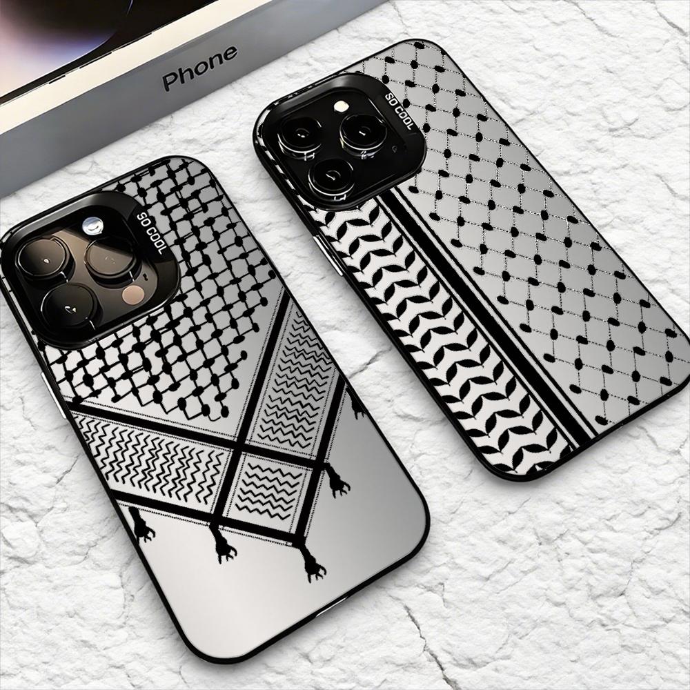 Phone Cases Iphone 12 - Custodia per Telefono Keffiyeh P-Palestine per