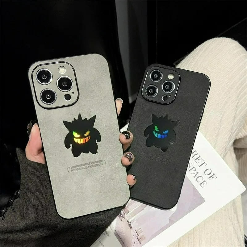 Phone Cases Xr Iphone - Cartoon Anime Gengar Pelle Texture Laser