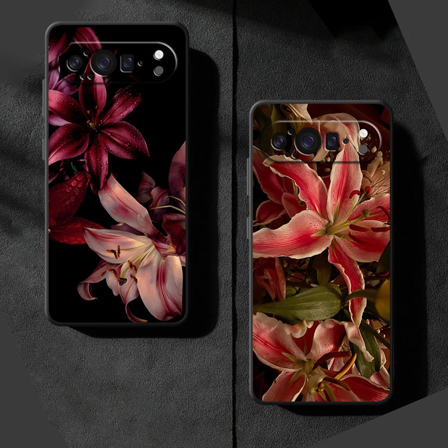 Google Pixel 9 Pro - Cover per Telefono con Stampa Floreale