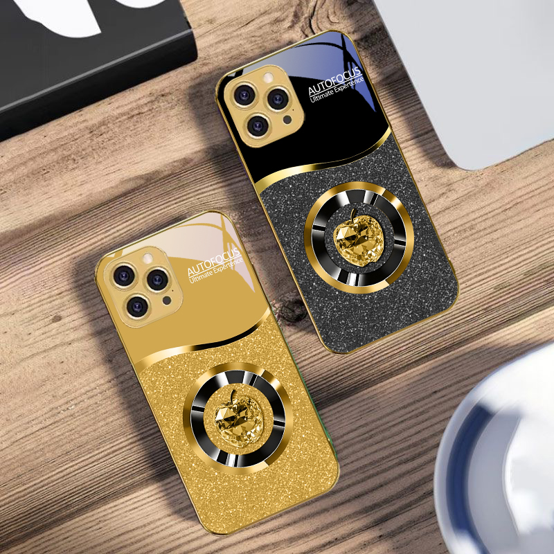 Phone Cases Purple - Custodia per telefono in vetro temperato