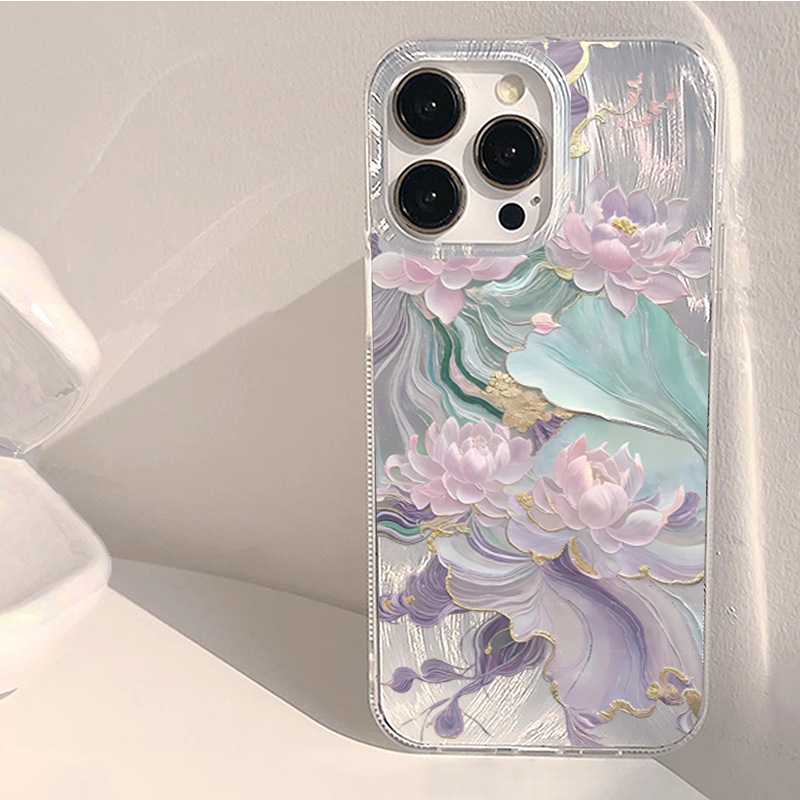 Phone Cases Purple - Custodia per Telefono con Stampa di
