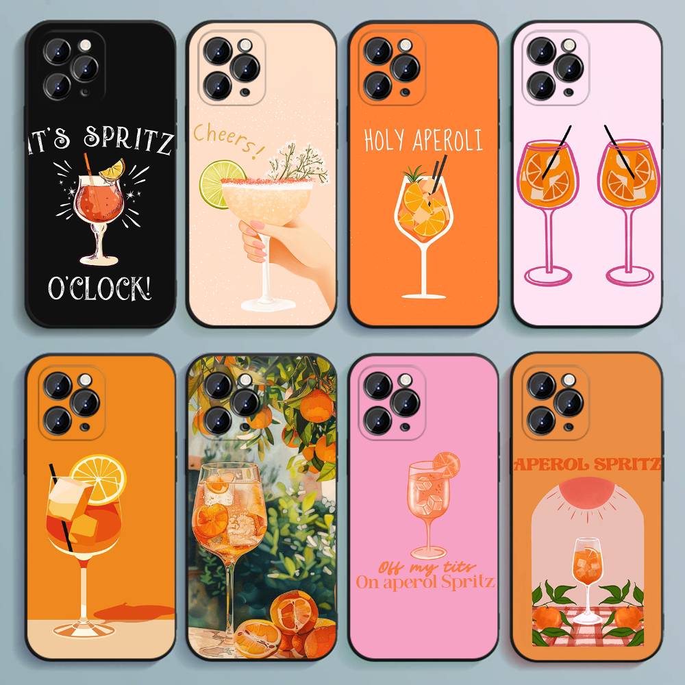 Phone Cases Quirky - Custodia per telefono Aperol Funny Spritz