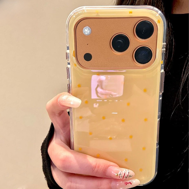 Phone Cases Purple - Custodia Morbida Gialla con Motivo a