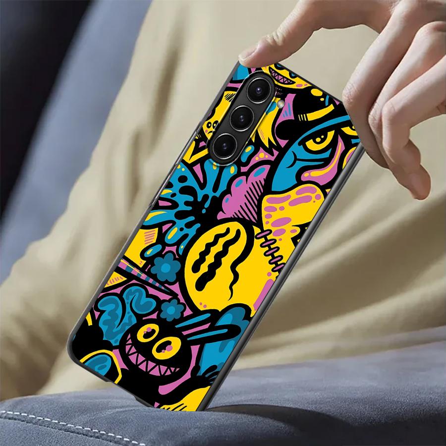 Phone Cases Z Fold 6 - Custodia con design Graffiti Cartoon per