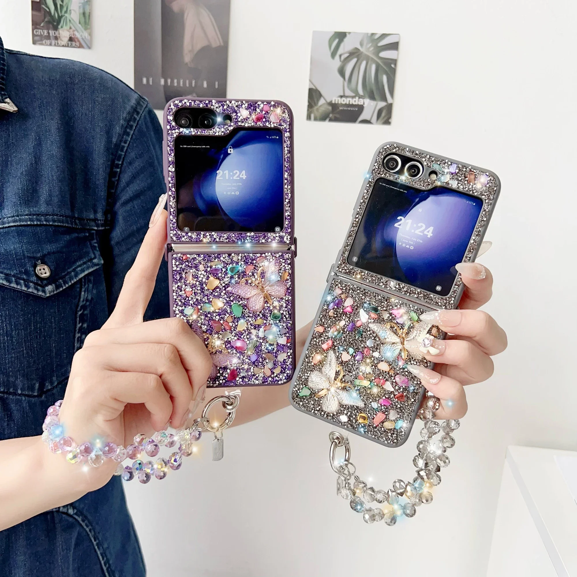Custodia per telefono glitter  - Phone Cases Z Flip 5 recensione e prezzo